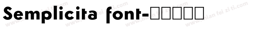 Semplicita font字体转换